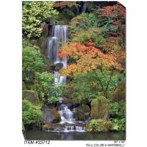  All Weather Art Fall Color & Waterfall Print