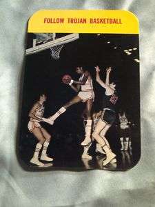 1971 1972 USC Trojans Pocket Basketball Schedule  