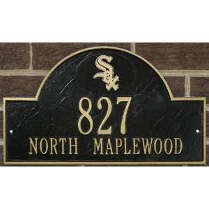  Chicago White Sox Black and Gold Personalized Address 