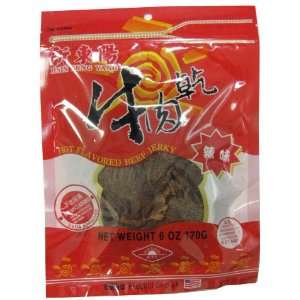 Hsin Tung Yang   Taiwanese Chinese Hot Flavored Beef Jerky Packet 6 Oz 