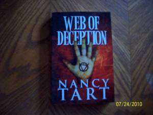 New book fiction signed Web of Deception Nancy Tart adventure young 