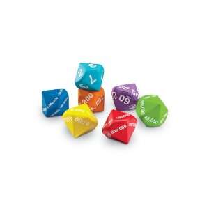    Learning Resources Ler3503 Foam Dice Place Value Toys & Games