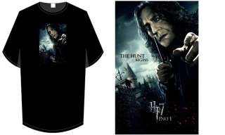 HARRY POTTER Deathly Hallows T Shirts HP7 12 designs  