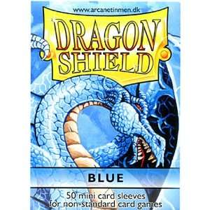  Dragon Shield Mini Card Sleeves Blue 50 Count Toys 