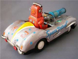 Asahi Toys ATC Vintage Robot Space Patrol Car R 3 Tin 1950s  