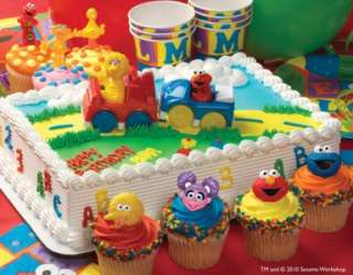 Sesame Street Party Cake Set Decoration Picks Cupcake  