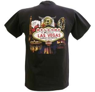   Davidson Las Vegas Dealer Tee T Shirt Shift Happens BLACK MEDIUM #RKS