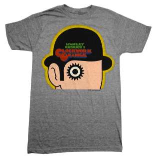 Clockwork Orange Stanley Kubrick Alex Eye Gray Movie T Shirt Tee 