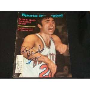  Dave DeBusschere Signed 1970 Sports Illustrated JSA Q 