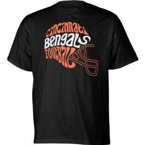  Cincinnati Bengals Youth Skewed Helmet T Shirt Sports 