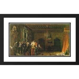  Delaroche, Paul 40x26 Framed and Double Matted 