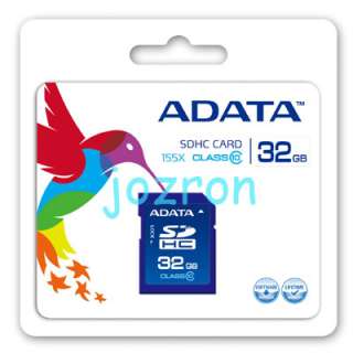 ADATA 32GB 32G SDHC SD Flash Card Memory Class 10 155x  