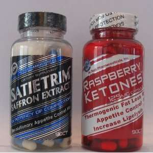   Tech Pharmaceuticals Raspberry Ketones/Satietrim Saffron Extract Combo