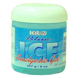  Delon Blue Ice Analgesic Pain Relief Gel 8 Oz Health 