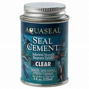  Seal Cement Clear, 4 ounce tube