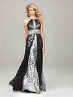 Evenings by Allure A511 Prom Dress Black Evening Size 10 NWT New Prom 
