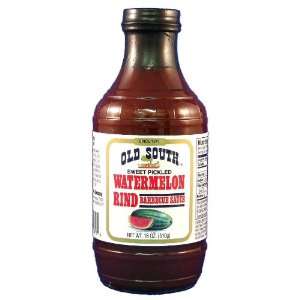 Old South Watermelon Rind BBQ Sauce 18 Oz Jar (2 Pack)  