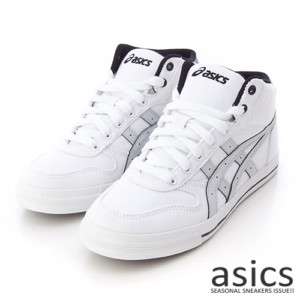 Brand New ASICS AARON MT CV Shoes White/Light Grey #19  