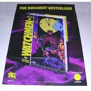  The Watchmen 34 x 24 DC Comic Shop Dealers Promo Poster 