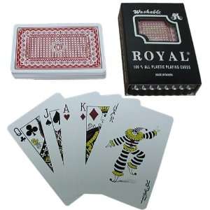  One Red Deck  Royal 100% Plastic Playing Cards /Star 