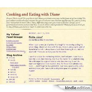    Cooking and Eating with Diane Kindle Store Diane C OToole