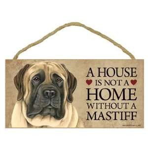   home without English Mastiff   5 x 10 Door Sign 