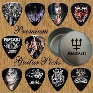  Watain Premium Guitar Picks X 10 In Tin (T) Musical 