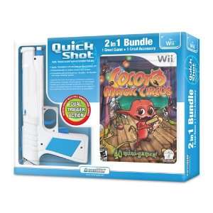   Quick Shot 2 in 1 Bundle with Cocoto Magic Circus for Wii Electronics