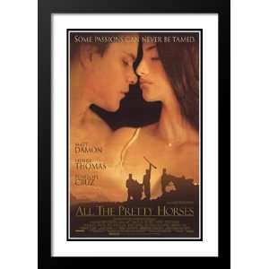  All the Pretty Horses 20x26 Framed and Double Matted Movie 