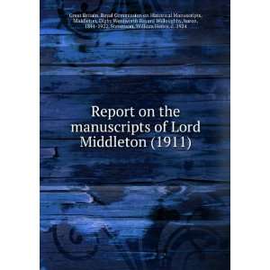 Report on the manuscripts of Lord Middleton (1911) Middleton, Digby 
