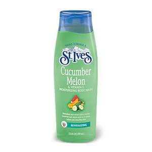  St.ives Body Wash Cucumber, Melon, Vitamin E   13.5 Oz 