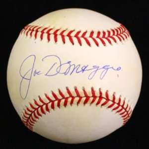  Joe DiMaggio Signed Baseball   OAL JSA