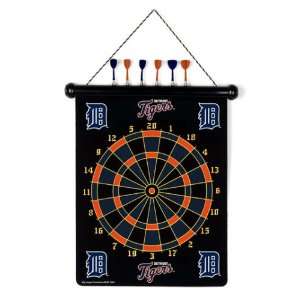  DETROIT TIGERS Magnetic DART BOARD SET with 6 Darts (15 