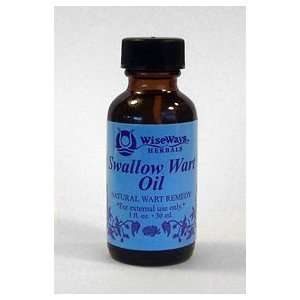  Swallow Wart Oil 1 oz.   Natural Herbal Wart Treatment 