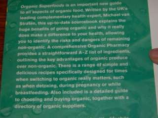 Organic Super Foods; Michael Van Straten; Large PB  