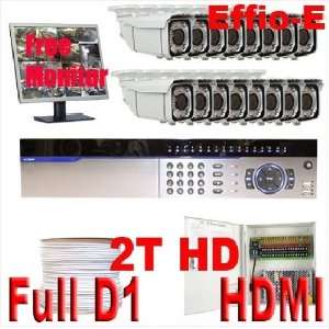  Complete Professional 16 Channel Full D1 CCTV DVR (2T HD 