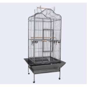   Top Bird Dometop Cage w/ Stand and Wheels   Black Vein