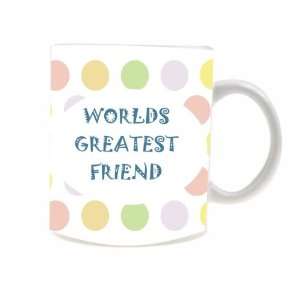    Worlds Greatest Friend Coffee Mug Cup Gift 