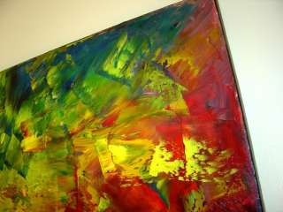   FINE ART ABSTRACT MODERN OIL KNIFE PAINTING CANVAS by Eugenia Abramson
