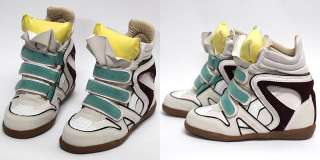 Womens Pastel High Top Strap Sneakers Shoes US 5~8 / Ladies Velcro 