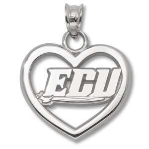  East Carolina University 5/8in Pendant Sterling Silver 