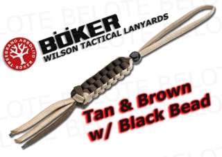 Boker Wilson Tactical TAN & BROWN Lanyard 09WT004 *NEW*  
