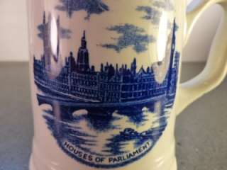 Vintage Weatherby English Pottery London Pride Tower Bridge Parliament 