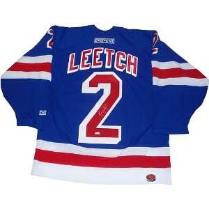   New York Rangers Brian Leetch Autographed Jersey