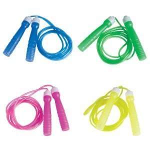  Neon Jump Rope Assortment (12 pcs) Toys & Games