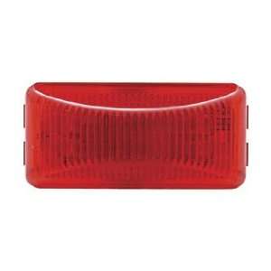 Red 6 LED 2.5 Truck Clearance Side Marker Light Kit / Black Bracket 