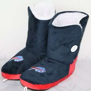   Bills Womens Team Color Button Boot Slippers