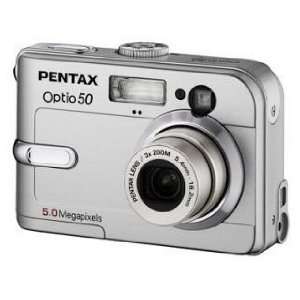  Pentax Optio 50 5MP Digital Camera with 3x Optical Zoom 