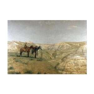  Thomas Eakins   Cowboys In The Badlands Giclee