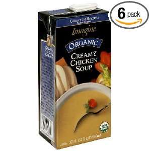 Imagine Organic Soup Creamy Chicken Soup, 32 Ounce (Pack of6)  